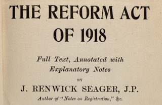 The Reform Act of 1918