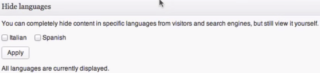 Hide Languages Function(2)